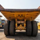 2022 Caterpillar 777E Rigid Dump Truck Rear View