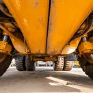 2022 Caterpillar 777E Rigid Dump Truck Under Carriage View