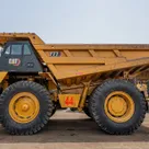 2023 Caterpillar 777 Rigid Dump Truck Left Side View