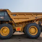 2023 Caterpillar 777 Rigid Dump Truck Left Side View