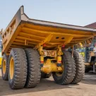 2023 Caterpillar 777 Rigid Dump Truck Rear Left View