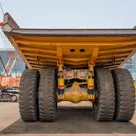 2023 Caterpillar 777 Rigid Dump Truck Rear View