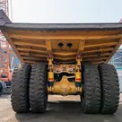 2023 Caterpillar 777 Rigid Dump Truck Rear View