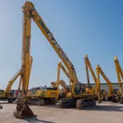 2023 Komatsu PC850-8R1 Long Boom Excavator Front Left View
