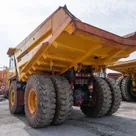 2024 Komatsu HD465-7EO Rigid Dump Truck Rear Left View
