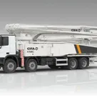 Cifa K56C Concrete Pump Truck Front Left View
