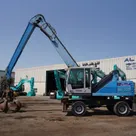 Material Handler 2013 Terex Fuchs MHL 335 left side view - Al Marwan Heavy Machinery