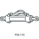 P35-110 (3T) TY 3T3J FRONT LIFTING CYLINDER SEALING PACKAGE (Triplex mast)