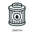 33829753 FILTER CARTRIDGE - AIR FILTER (SENNEBOGENNR:432893)