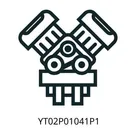 YT02P01041P1 MOUNT, RUBBER