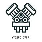 YY02P01078P1 MOUNT, RUBBER