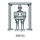 306752 SCREW H M18X80