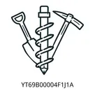 YT69B00004F1J1A TOOTH ASSY SK75