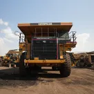 Cat 777E off-highway truck front view