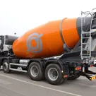 Concrete Mixer Truck 12m³ Drum Rear Left View
