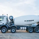 Concrete Mixer Truck Left Side Image
