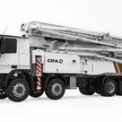 Cifa K43C Concrete Pump Truck Front Left View