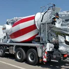 Cifa MK28L truck mixer pump rear left side view