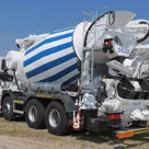 Cifa MK28L truck mixer pump rear left view