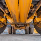 2022 Caterpillar 777E Rigid Dump Truck Under Carriage View