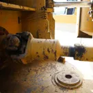 1988 Cat 992C Large Wheel Loader undercarriage view