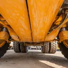 2022 Caterpillar 777E Rigid Dump Truck Under Carriage View