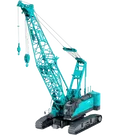 Kobelco CKS1100 crawler crane white background