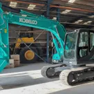 Kobelco SK145XDLC-10E Track Excavator Front Left View