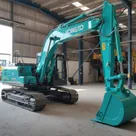 Kobelco SK145XDLC-10E Track Excavator Front Right View