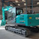 Kobelco SK145XDLC-10E Track Excavator Rear Left View