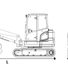 Kobelco SK200SR Crawler Excavator Dimensions