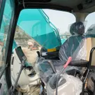 Kobelco SK380 Amphibious Long Boom Excavator Cabin view