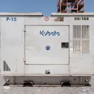 Kubota 15 kVA Generator Set Right Side View