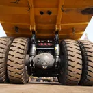 off-highway-Komatsu-dump-truck HD785 undercarriage view