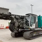 Sennebogen SR30 F with ABI Mobilram TM20 Piling Rig Front Left View