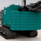 Sennebogen SR30 F with ABI Mobilram TM20 Piling Rig Rear Left View