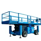 Diesel Rough Terrain Scissor Lifts Extended Platform