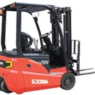 Socma FB16N Three Wheel Electric Forklift Right Side Image