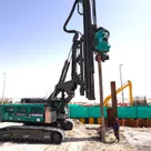 SR35 F with ABI Mobilram Piling Rig Project Image