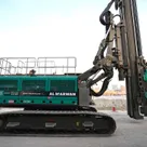 SR35 F with ABI Mobilram Piling Rig Right Side View