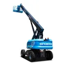 TB26EJ Plus Electric telescopic boom lift rear view