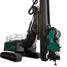 Sennebogen SR35 with ABI Mobilram TM16 Piling Rig Front Right Image