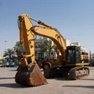 Used 2012 Caterpillar 349D Track Excavator-Front Left View