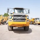 volvo a35f articulated hauler front view
