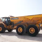 volvo a35f articulated hauler rear left view