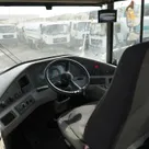 volvo A35F dump truck cabin view