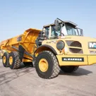 volvo A35F dump truck front right view