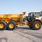 volvo A35F dump truck right side view