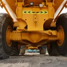 volvo A35F dump truck undercarriage view