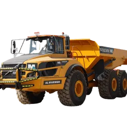 2019 Volvo A40G Articulated Dump Truck White Background View